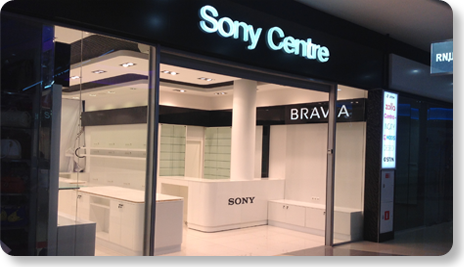 Sony, , Shop in shop